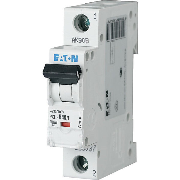 Eaton LS-Schalter m.Beschrift. B 40A, 1p PXL-B40/1